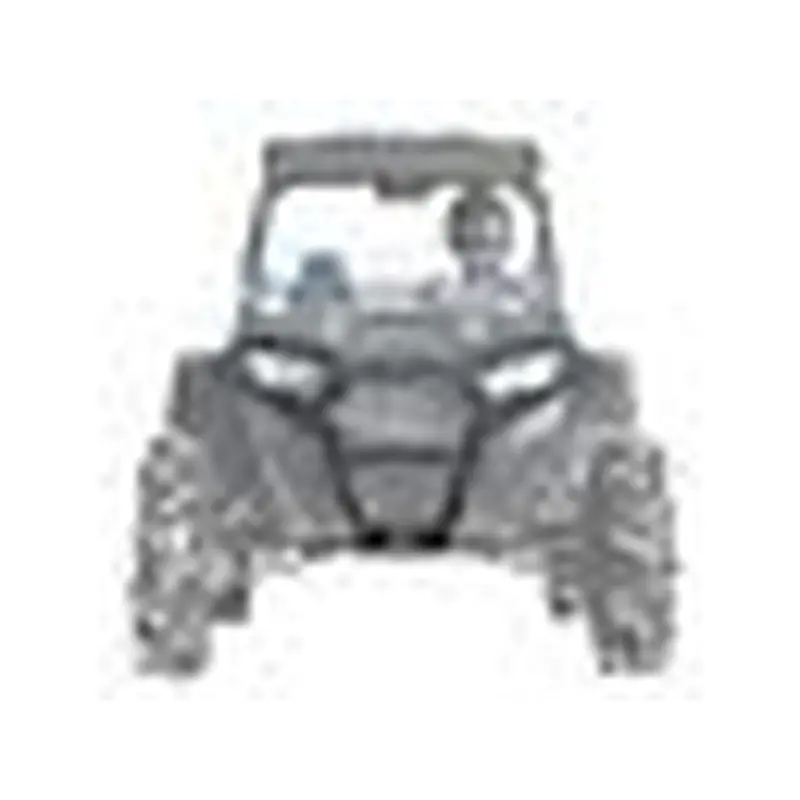 SuperATV Heavy Duty Front Bumper for Polaris RZR 570 (2012+) - Wrinkle Black