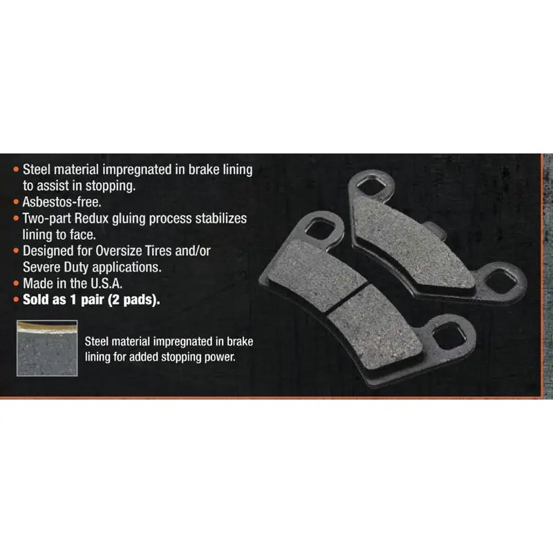 Yamaha YXZ 1000R 2016-2020-Extreme Duty Brake Pads by G Boost