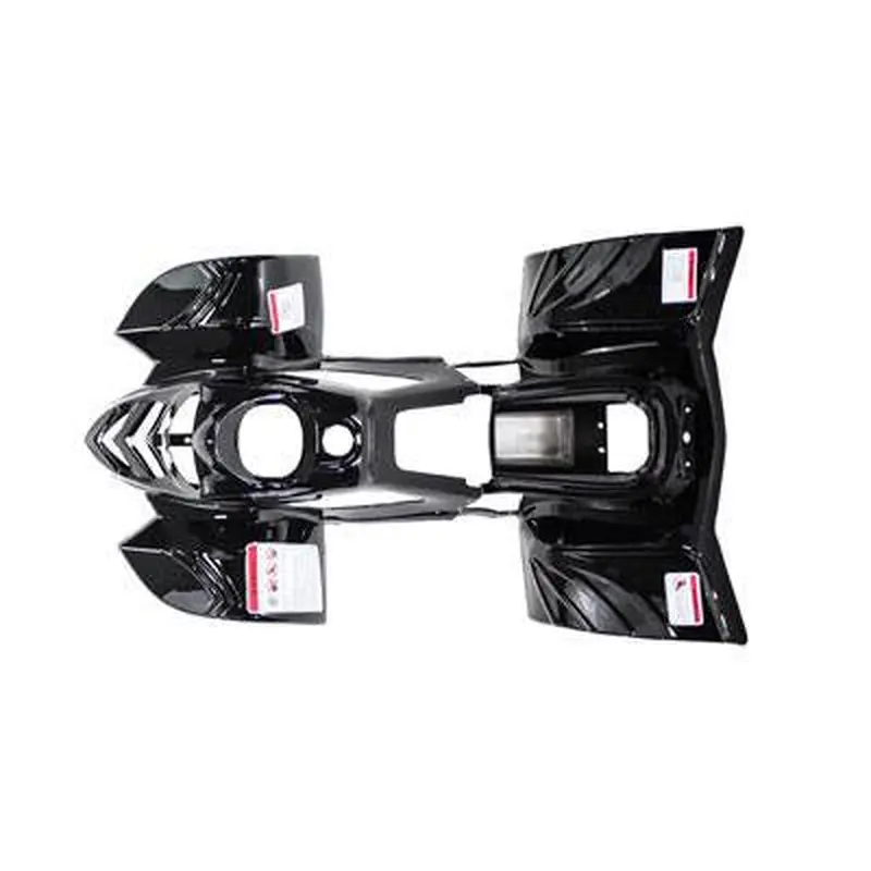 ATV Body Fender Kit - 2 Piece - Black Shiny - Tao Tao ATA110B, Boulder B1