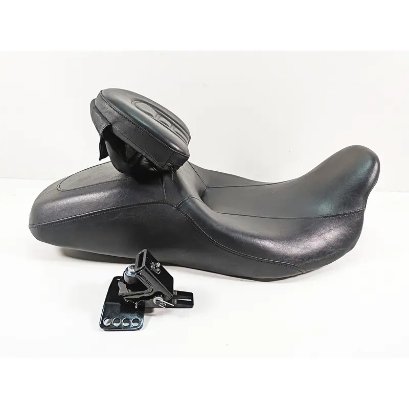 2013 Harley Touring FLHX Street Glide Rider Seat Saddle Low + Backrest 52320-11