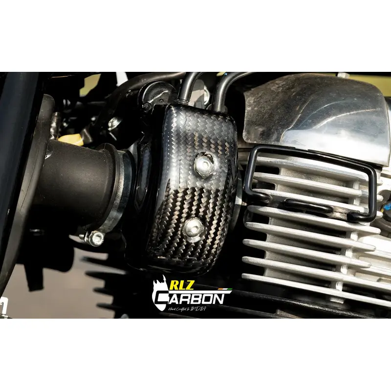 Carbon Fiber Manifold Covers for Royal Enfield Continental GT 650