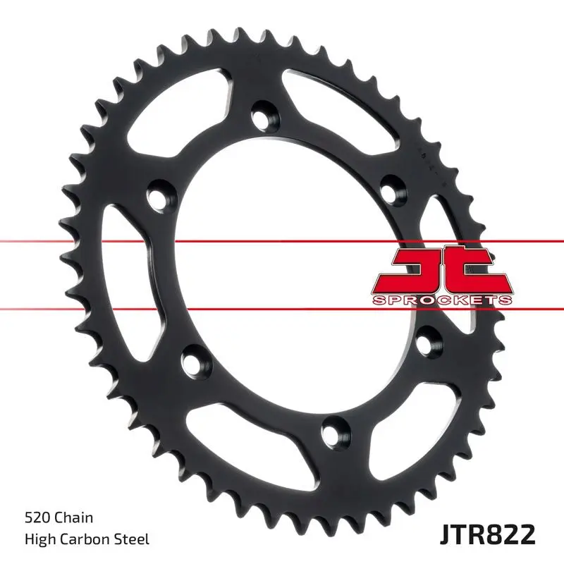 JT Sprockets Rear Steel Sprocket 49 Tooth 49T 520 Chain JTR822.49