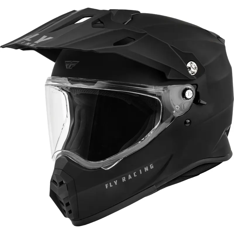 Trekker Solid Helmet Matte Black Sm