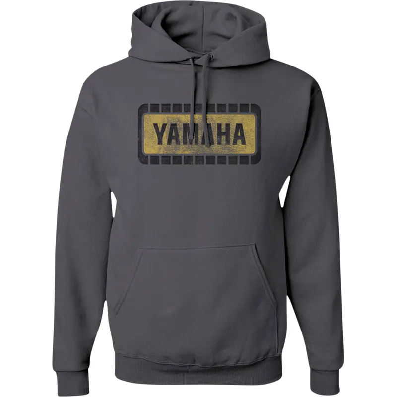 YAMAHA APPAREL Yamaha Retro Hoodie - Charcoal - Medium NP21S-M1971-M