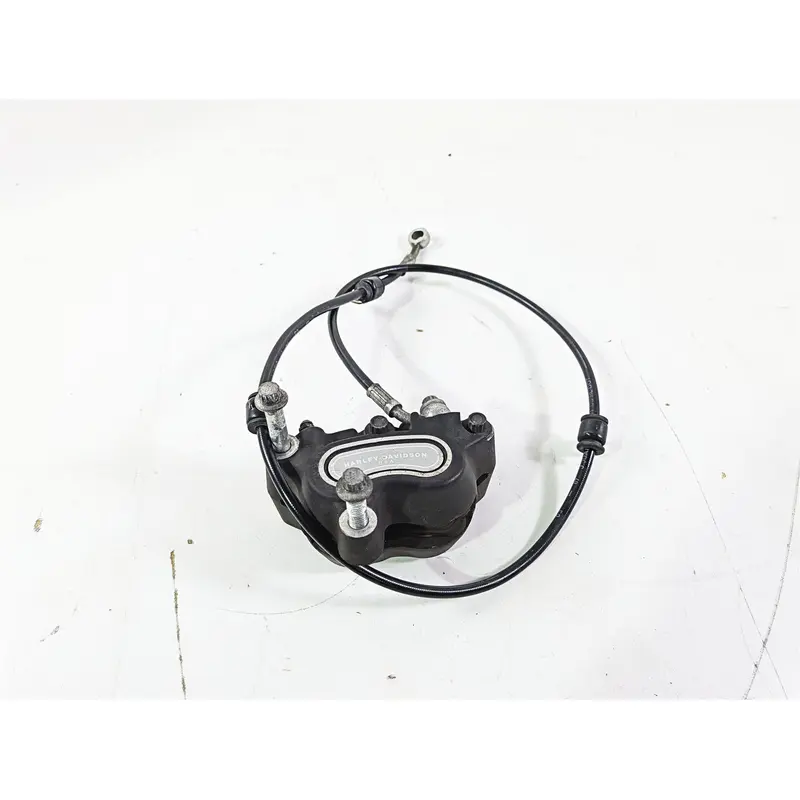 2008 Harley FLSTC 105TH Softail Heritage Front Brake Caliper + Line 44046-08