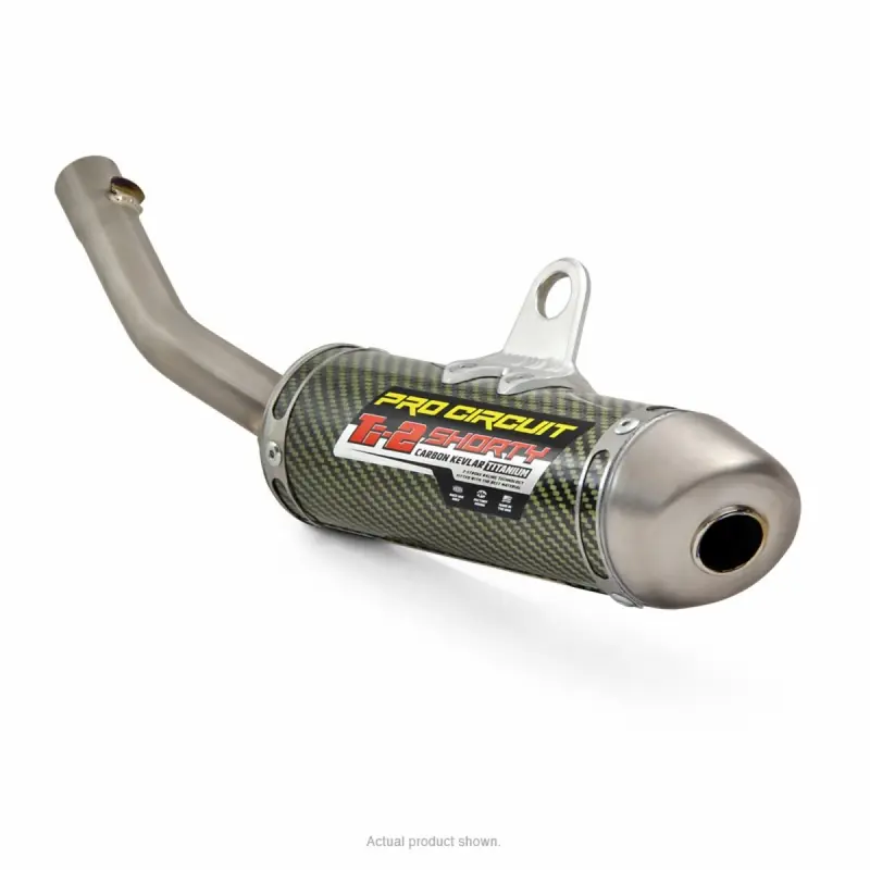 Pro Circuit Ti-2 Titanium/Kevlar Shorty Silencer - Honda CR125R | 1119312K