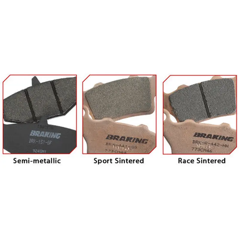 BRAKING BRAKE PAD SET SINTERED HIGH PERFORMANCE 891CM46