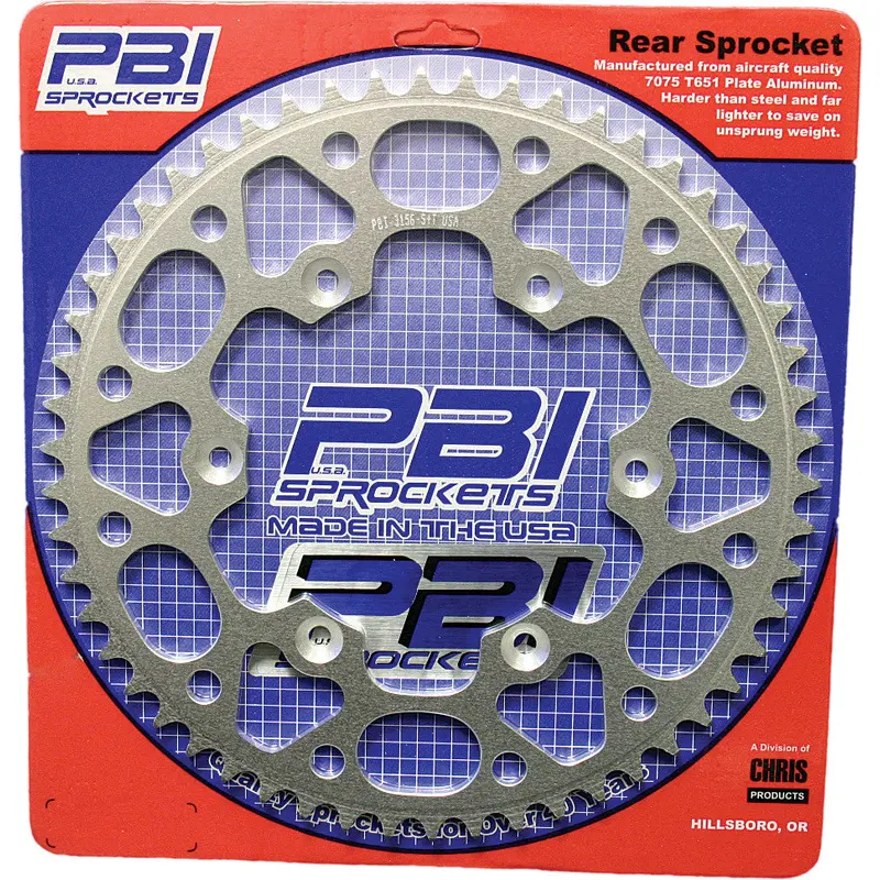 PBI REAR ALUMINUM SPROCKET 50T 3031-50-2