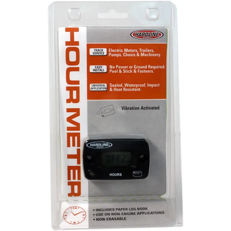 VIBRATION HOUR METER ACTIVATED FOR GENERATORS DIESEL ENGINES TRAILERS AND MORE
