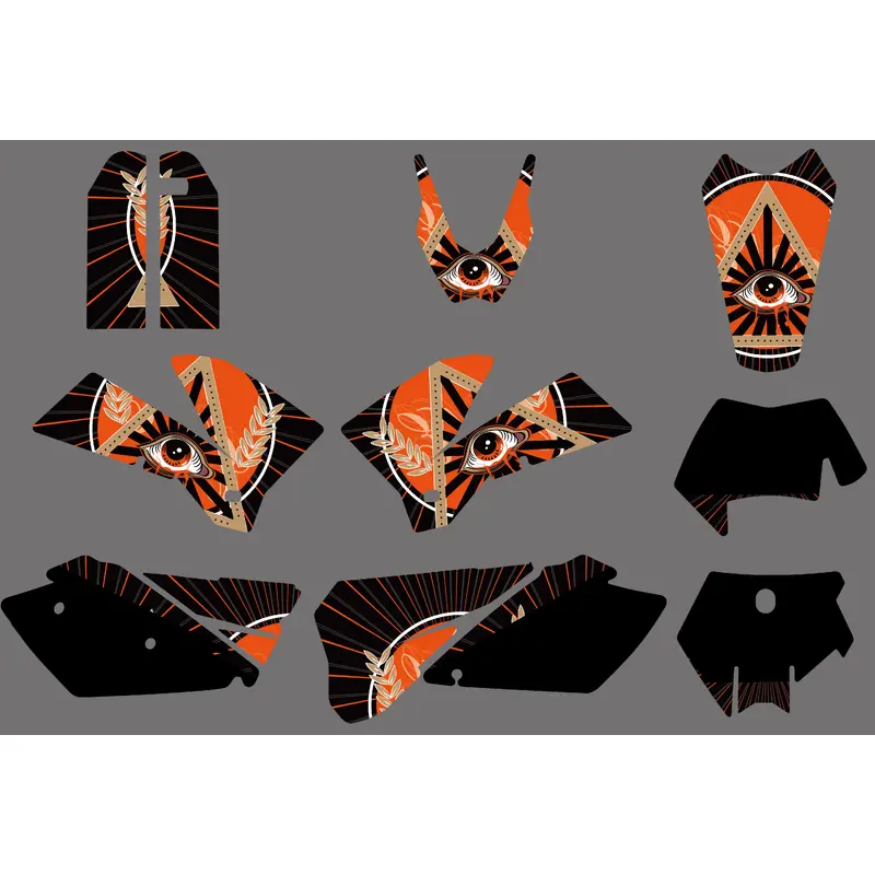 Full Graphic Decal Sticker For KTM EXC 2005-2007