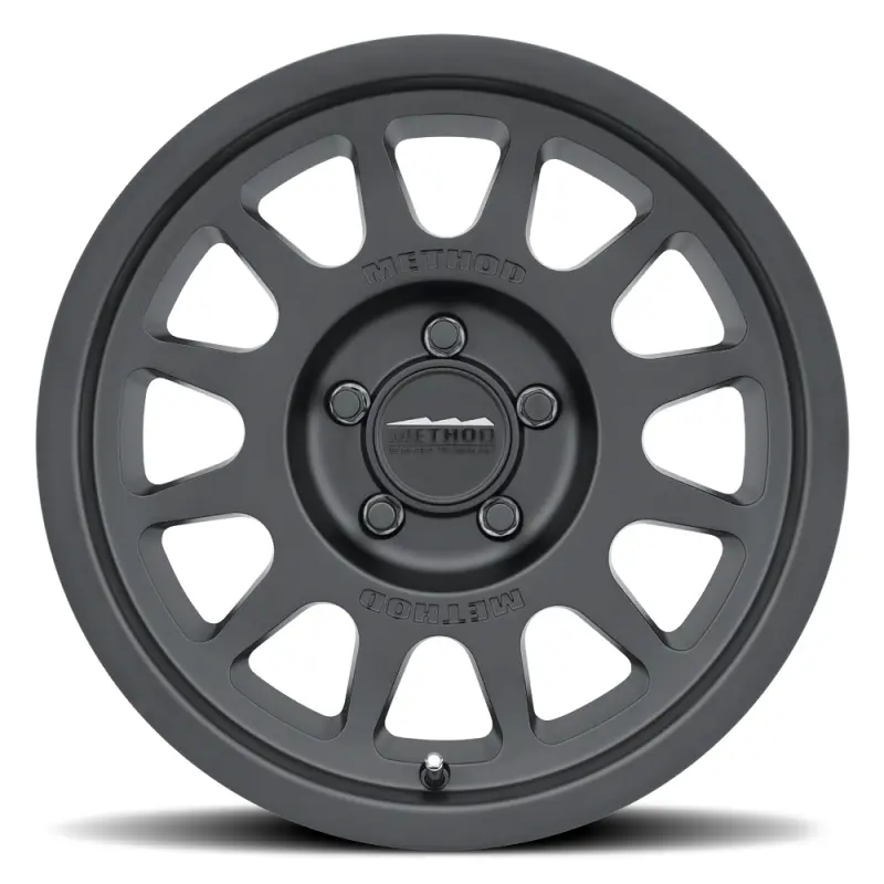 Method MR703 17x8.5 0mm Offset 5x5 71.5mm CB Matte Black Wheel