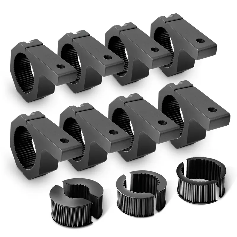 Horizontal Bar Clamp Mount Bracket Kits 1in-1.5in-1.75in-2in (4 Pairs)