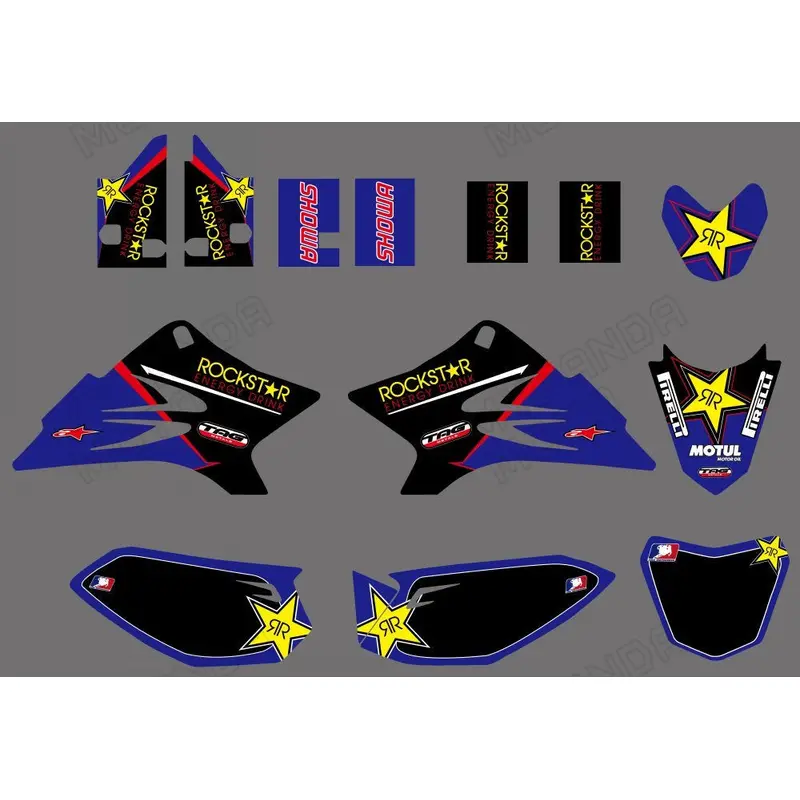 Team Graphics Backgrounds Decals Stickers For Yamaha TTR50 2006-2015