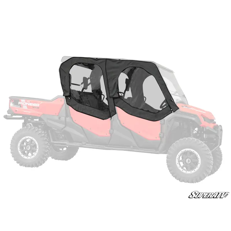 SuperATV Honda Pioneer 1000-6 Primal Soft Cab Enclosure Upper Doors