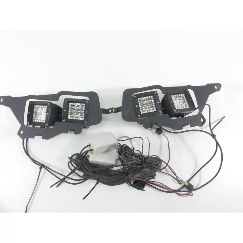 2018 Polaris RZR S 900  Aftermarket LED Headlight Head Light + Mounts & Wiring