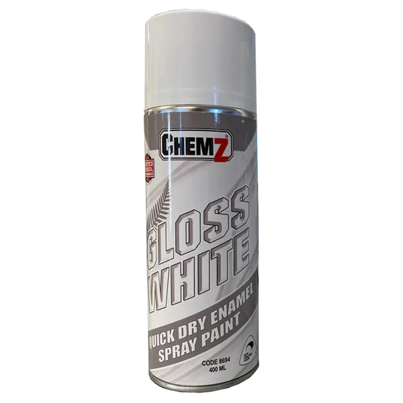 Chemz Enamel Paint Gloss White (400 ml)