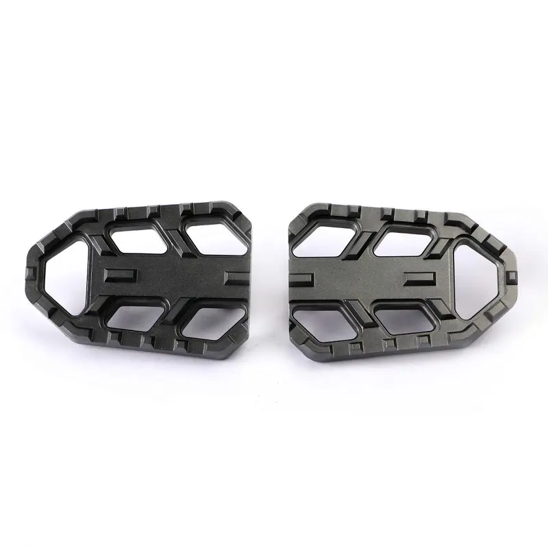 Wide Foot Peg Adaptors Black Fit for Suzuki DL V-Strom 650 1000 / XT 2006-2020 Generic