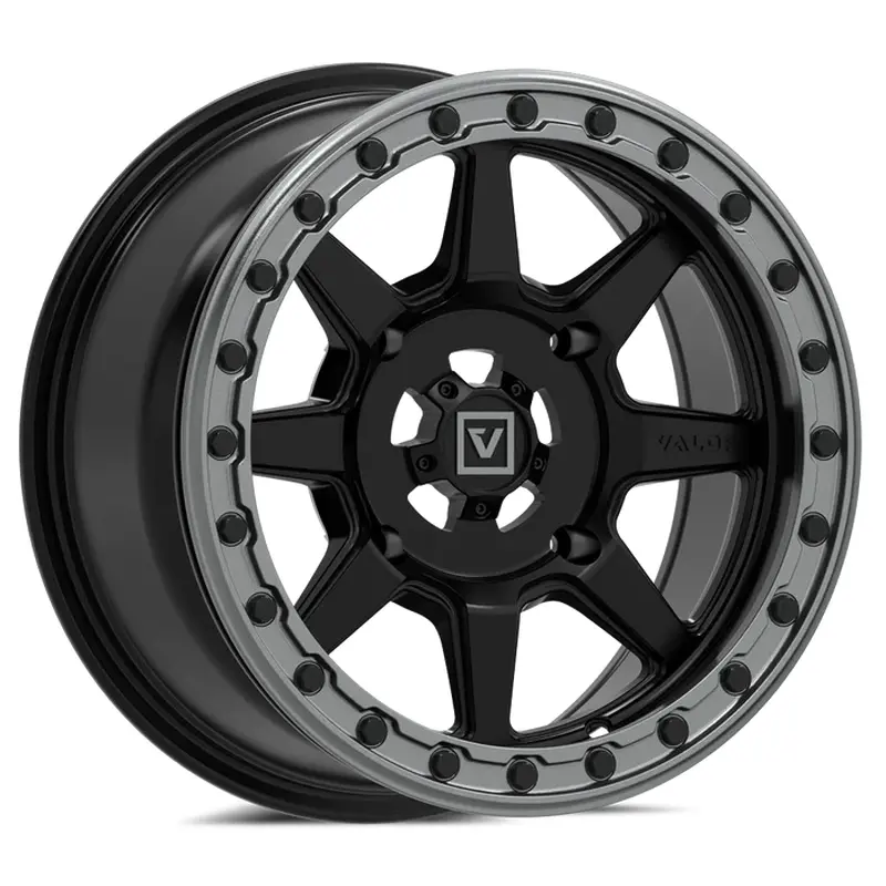 Valor Offroad V13 Satin Black Beadlock 15X7 4/137 4+3