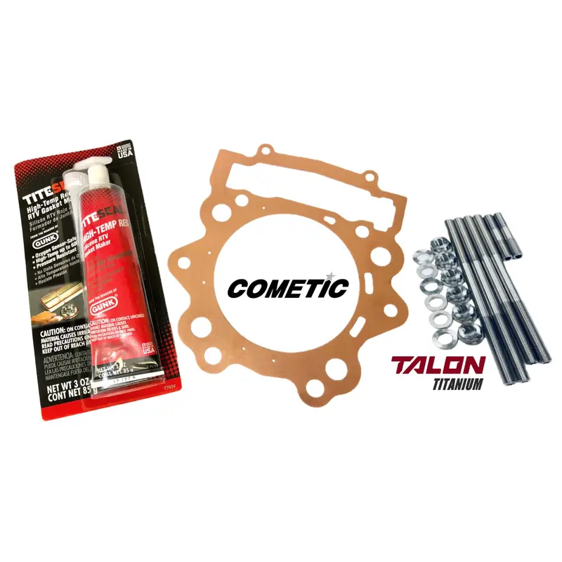 Rhino Viking 700 105.5 Copper Cometic Head Gasket TITANIUM Cylinder Head Studs