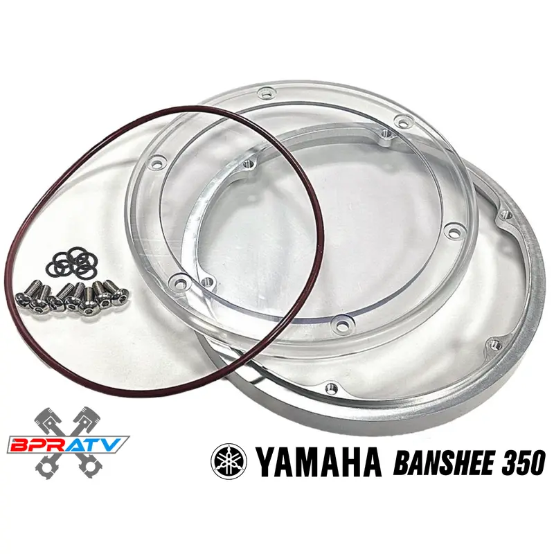 Yamaha Banshee 350 See Thru Clutch Cover MOD Quick Change Easy Replace Lexan Kit
