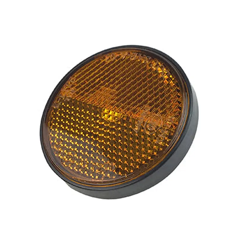 Reflector - Yellow - 2.27 Inch Bolt-On Rear Reflector - 6MM Stud