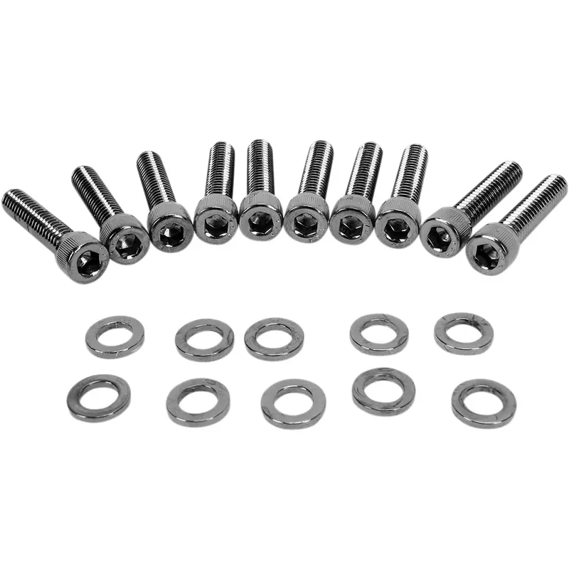 DRAG SPECIALTIES Bolt Kit - Knurled - Camshaft Cover MK373BK