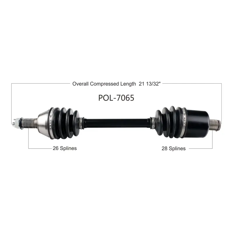 2015-2017 Polaris RZR 900  Rear left or right CV axle shaft TrakMotive POL-7065