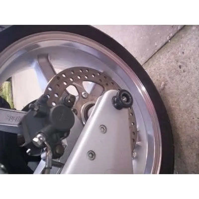 R&G Racing Black Spindle Sliders For 2004-2005 Buell Firebolt XB12R
